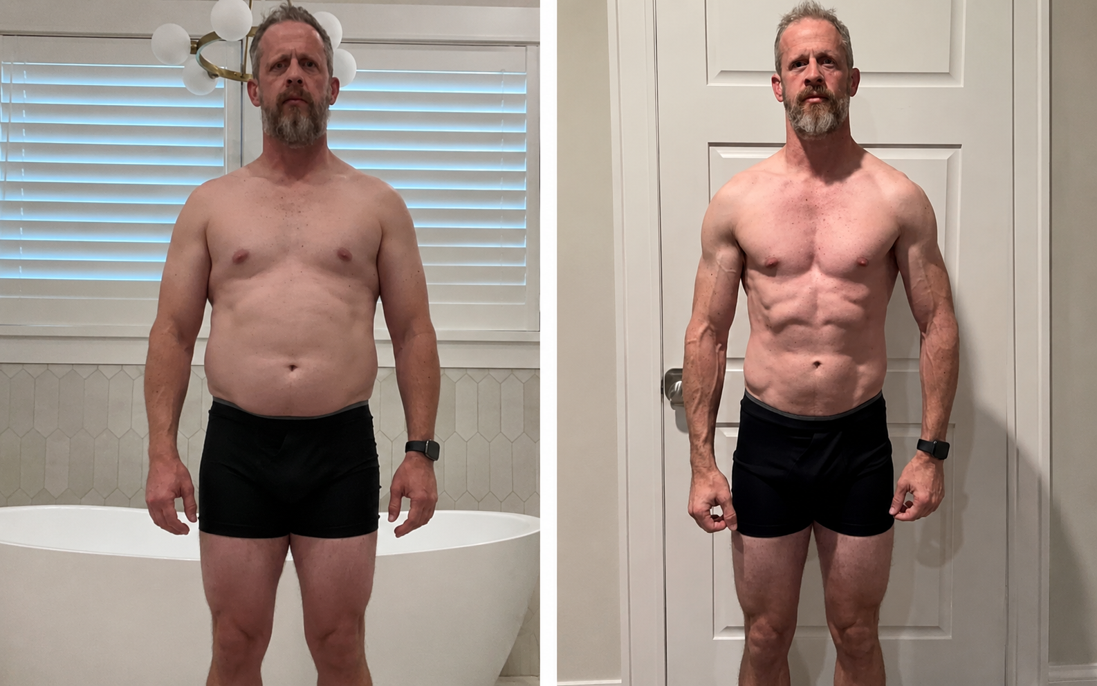 John, Yas Island: 90-day in-home transformation, before and after